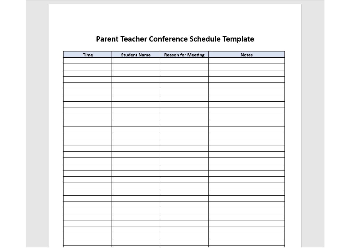 editable-parent-teacher-conference-schedule-template-parent-teacher-conference-schedule-parent-teacher-conference-teacher-resource-etsy