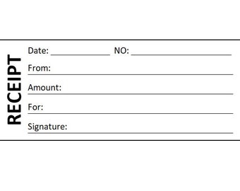 Editable Donation Receipt Template, Donation Receipt, Editable Excel Template, Fundraising Donation Template, Excel Template, Template