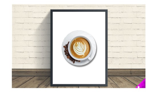 Coffee Printable Wall Art, Kitchen Decor, Digital Download Art