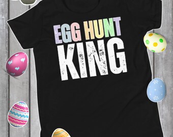 Egg Hunt King, Kids Egg Hunt Shirt, Egg Hunting Shirt, Boys Egg Hunt, Boys Egg Hunter Shirt, Egg Hunting tee, Easter Day Tee, Youth T-shirt