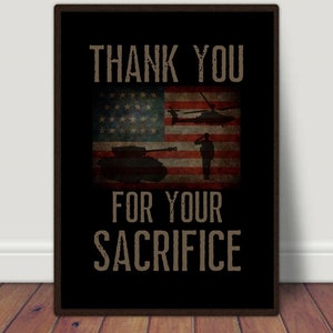 Veteran Gift, Gift For Veteran, Patriotic Gifts For Veterans, Veterans Day Gifts For Employees, Veteran&#39;s Day Thank You, Veteran Printable