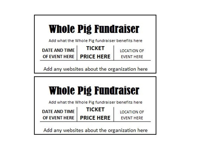 Hog Raffle Sign This item is unavailable - Etsy