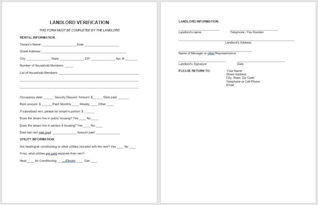 Free Printable Landlord Statement Free Printable Free Printable Landlord Statement Free Printable