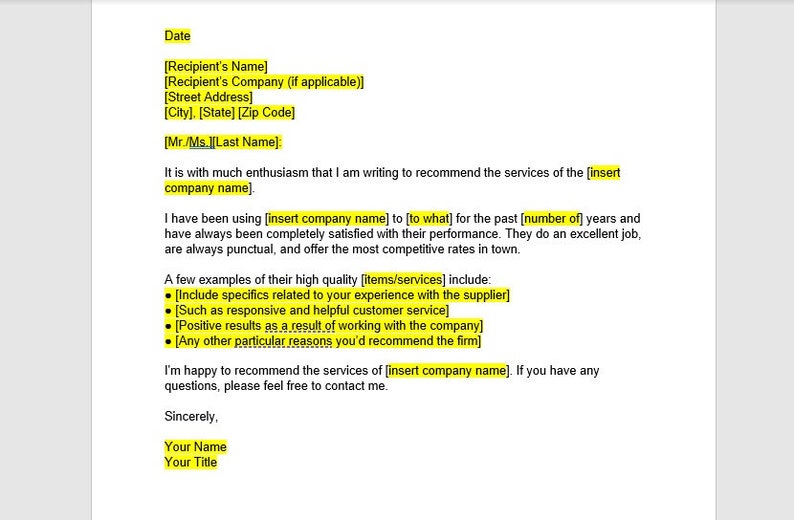 Business Reference Letter Template Business Reference Letter Business