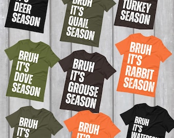 Hunting Bundle Shirts, Hunting Shirt, Hunting Season Shirt, Big Game Hunting Tee, Small Game Hunting Tee, Outdoor Hunting Tee