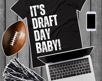 Es ist Draft Day Baby, lustiges Fantasy Football Shirt, Fantasy Football Draft, Entwurf Tag Tee, Geschenk für Fantasy Football Liebhaber T-Shirt