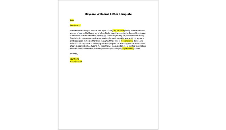 Set of 11 Daycare Template Bundle, Daycare Forms Bundle, Childcare ...