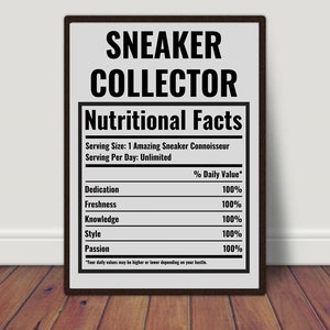 Sneakerhead, impresión de pared, amante de las zapatillas, arte del dormitorio de los hombres, regalo del amante del zapato, impresión del dormitorio adolescente, cartel de la zapatilla, Hypebeast, cartel de la zapatilla