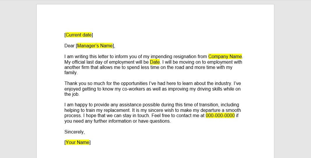 Truck Driver Termination Letter Sample Movesfasr Free Word Template truck-driver-termination-letter-sample-movesfasr-free-word-template