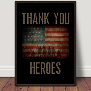 Veteran Gift, Gift For Veteran, Patriotic Gifts For Veterans, Veterans Day Gifts For Employees, Veteran&#39;s Day Thank You, Veteran Printable