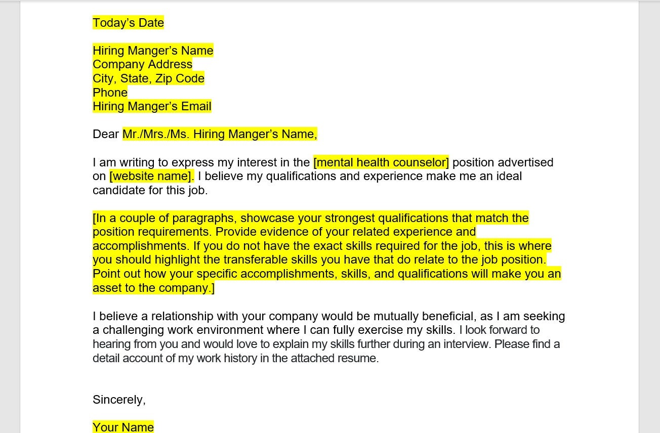Mental Health Counselor Cover Letter Cover Letter Template Editable mental-health-counselor-cover-letter-cover-letter-template-editable