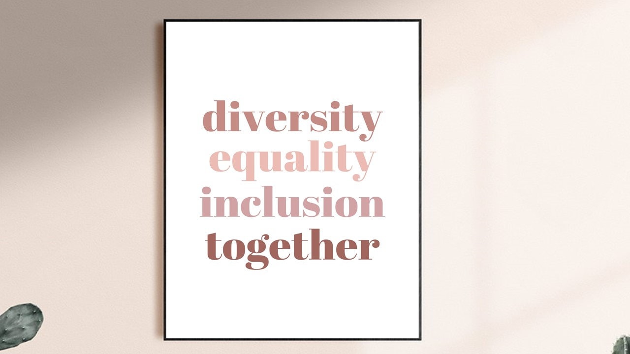 Gleichheit, Humanity Art, Diversity Print, Equality Printable, Home Decor,  Work Decor, Human Right, Inklusion Print, No Racism, Wall Art - Etsy Schweiz, image size:1280x720