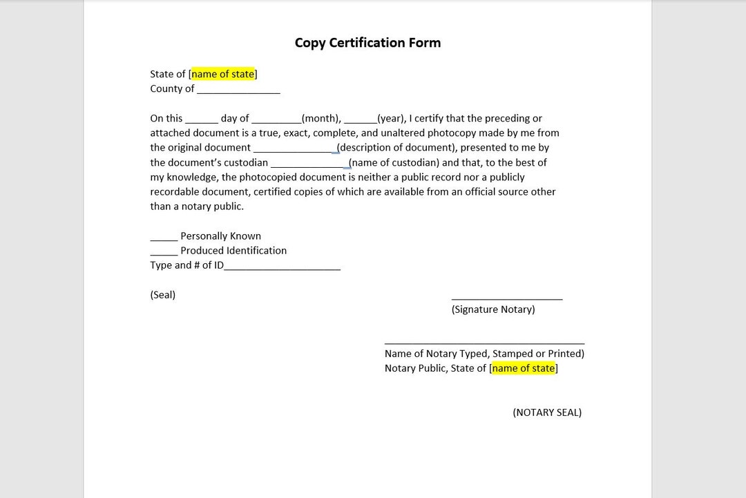 Certification Notary Acknowledgement Form Notary Acknowledgement Form Certification Notary Acknowledgement Form Notary Acknowledgement Form