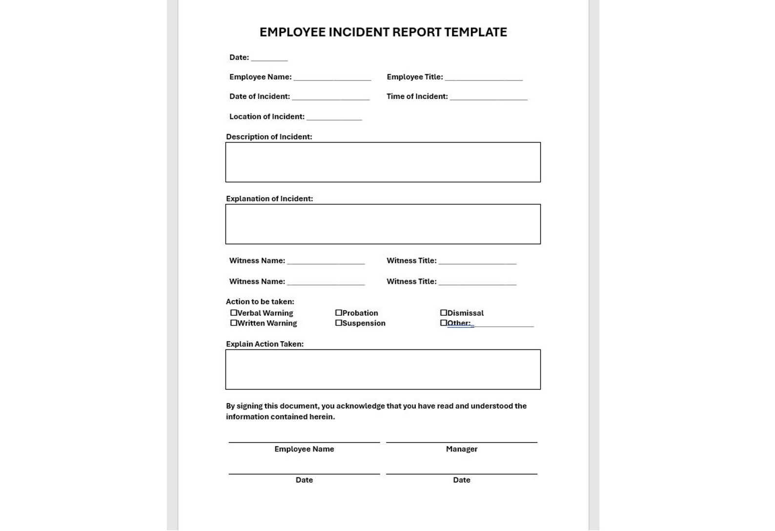Employee Incident Report Template Employee Incident Template Employee employee-incident-report-template-employee-incident-template-employee