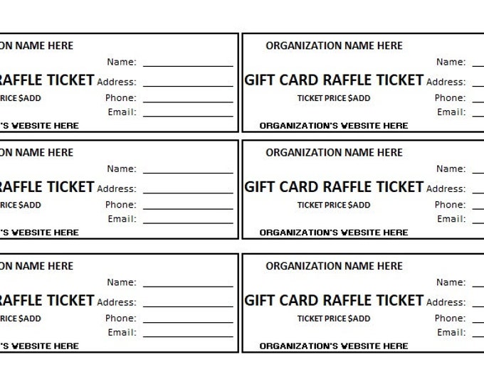 Editable Raffle Template Editable Raffle Event Ticket Template, Easter Custom DIY Surprise ...