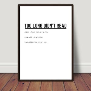 funny office print, home office decor, office wall art, work from home art, definition print, office wall decor, funny home decor, home deco