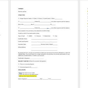 Pode incluir: Um modelo de fatura de venda em preto e branco para carregadoras de direção deslizante. O documento inclui seções para as informações do comprador e do vendedor, os detalhes do equipamento, os termos de pagamento e as assinaturas.