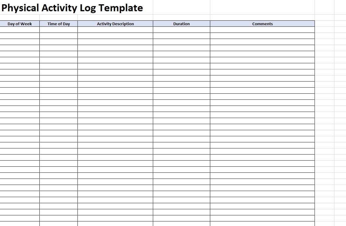 physical-activity-log-physical-activity-log-template-physical