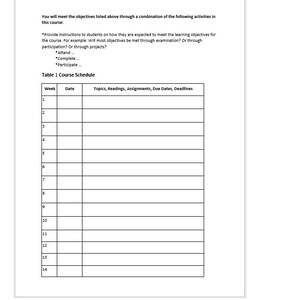 Editable School Syllabus Template, Editable Syllabus, School Syllabus ...