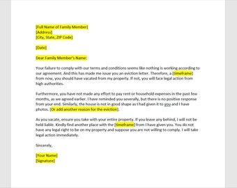 Puede incluir: Una carta formal de desalojo con texto en blanco y negro sobre un fondo blanco. La carta indica que el destinatario no ha cumplido con los términos y condiciones del contrato de arrendamiento y debe desocupar la propiedad dentro de un plazo determinado. La carta también menciona que se tomarán medidas legales si el destinatario no cumple.