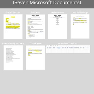 Set of 7 Applicant Interview Template Bundle, Applicant Interview Forms ...