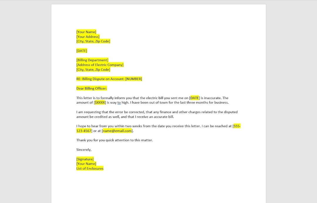 How To Write A Medical Bill Dispute Letter How To Write A Medical Bill Dispute Letter