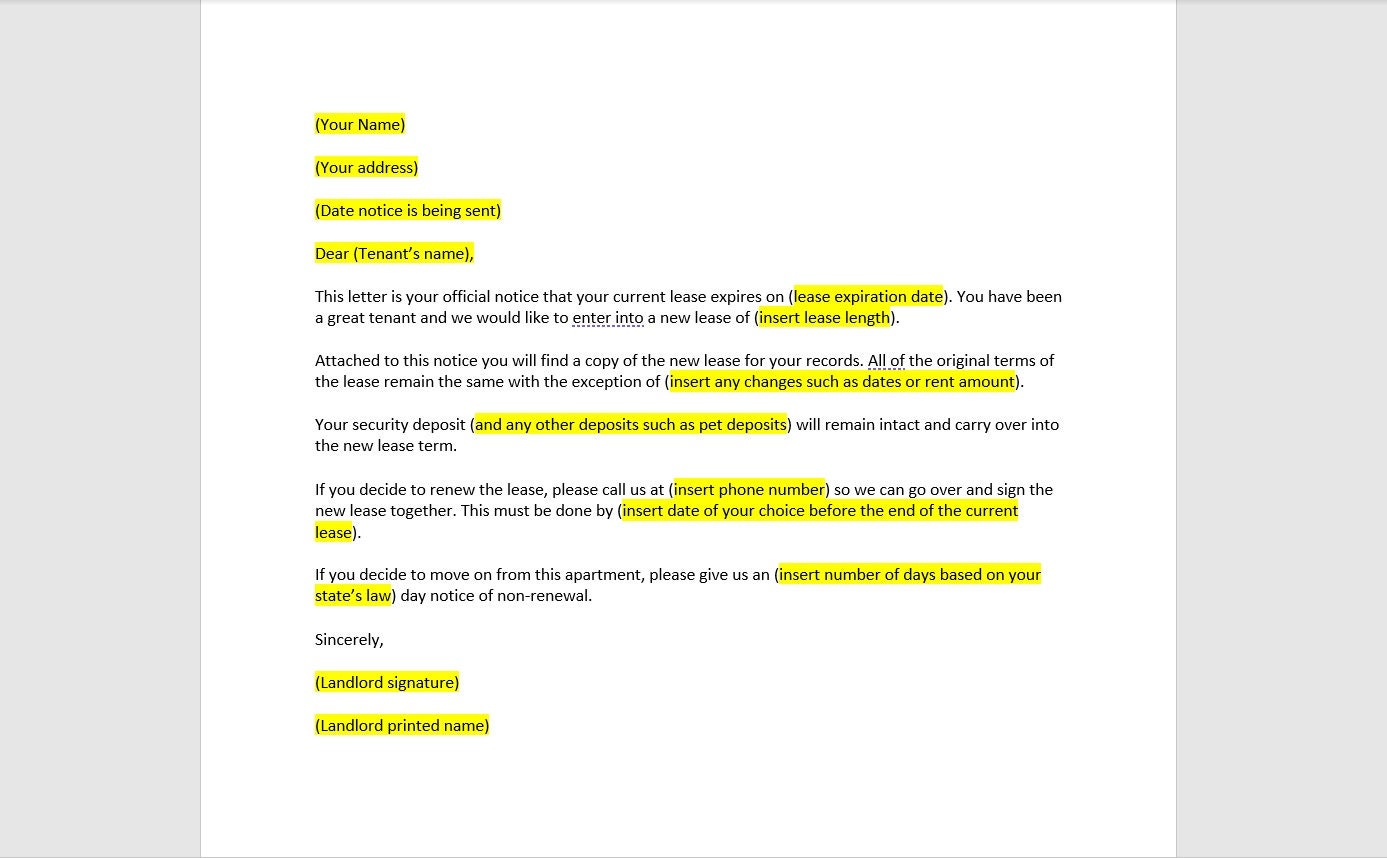 Lease Renewal Letter To Tenant Template Lease Renewal Letter Lease lease-renewal-letter-to-tenant-template-lease-renewal-letter-lease