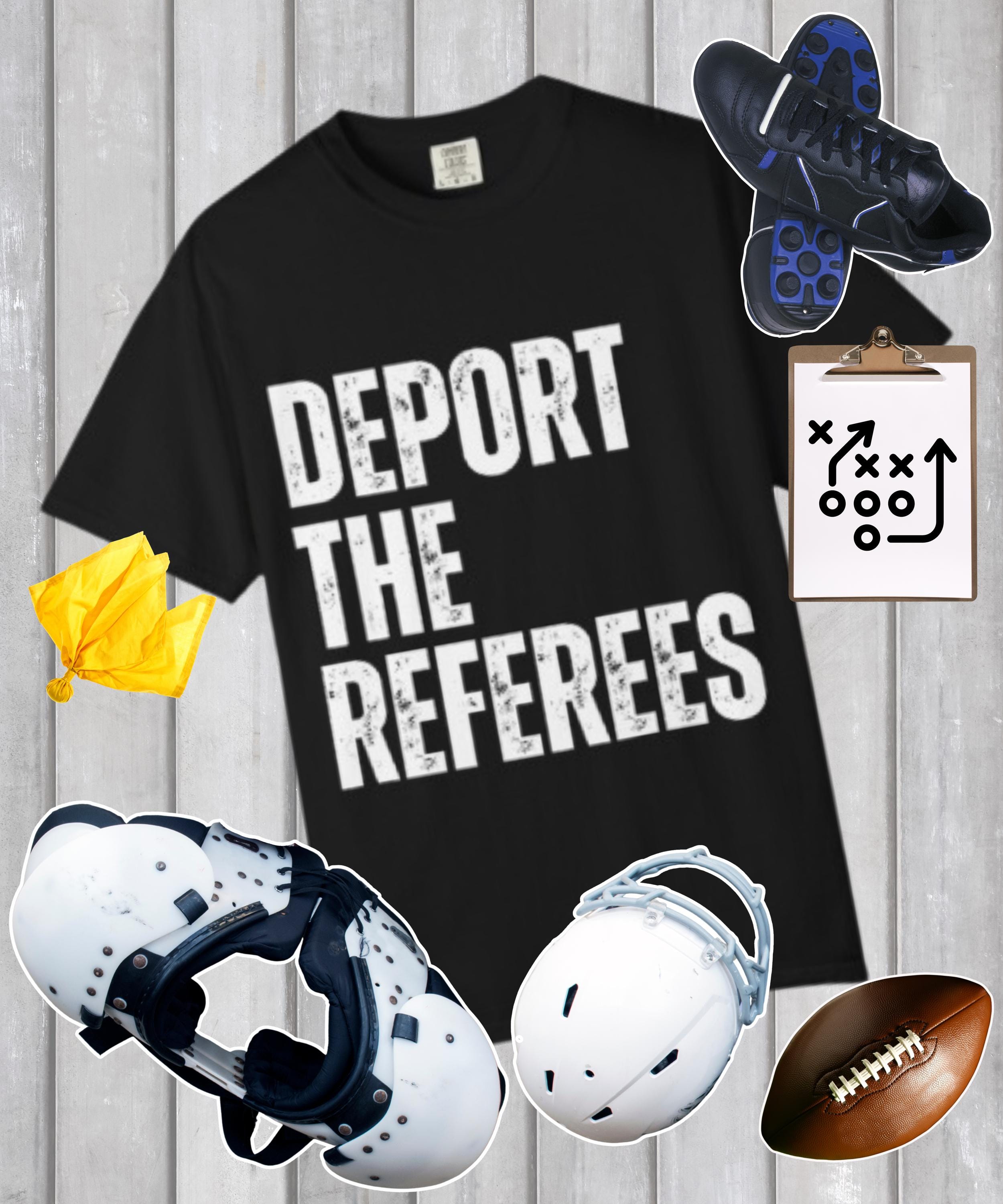 Referee Tee Deport the Referees T-shirt | Funny Sports Mom Tee - Etsy