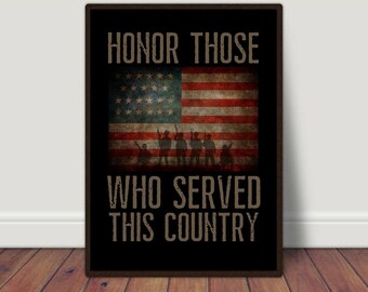 Veteran Gift, Gift For Veteran, Patriotic Gifts For Veterans, Veterans Day Gifts For Employees, Veteran's Day Thank You, Veteran Printable
