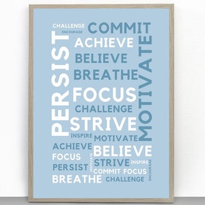 Definition Print, Gym Wall Art, Motivational Print, Inspirational Wall Art, Inspiration Wall Art, Home Gym Print, Workout Print, Gym Poster