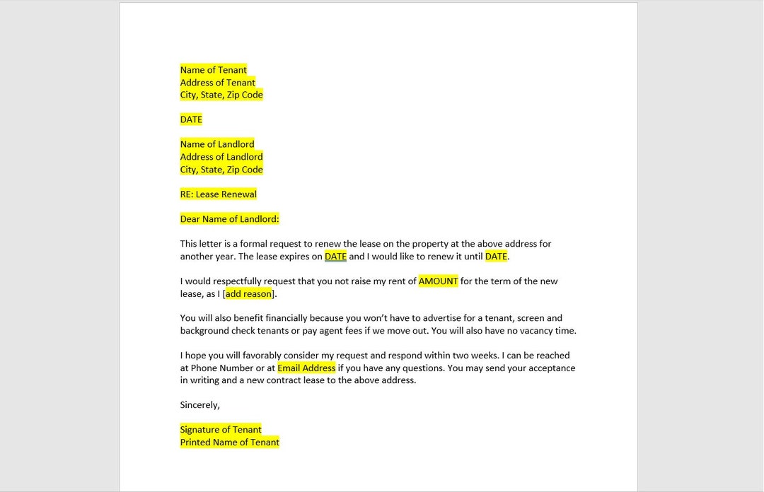Lease Renewal Letter Template, Lease Renewal Letter, Lease Renewal Lease Renewal Letter Template, Lease Renewal Letter, Lease Renewal