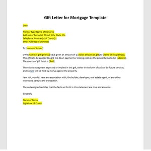 Carta de regalo editable para plantilla de hipoteca, carta de regalo editable, carta para hipoteca, regalo de hipoteca, carta de regalo, carta de palabra, carta