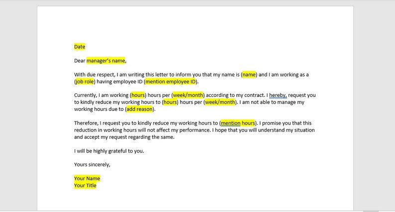 Request Letter To Reduce Hours At Work Request Letter To Reduce Hours request-letter-to-reduce-hours-at-work-request-letter-to-reduce-hours