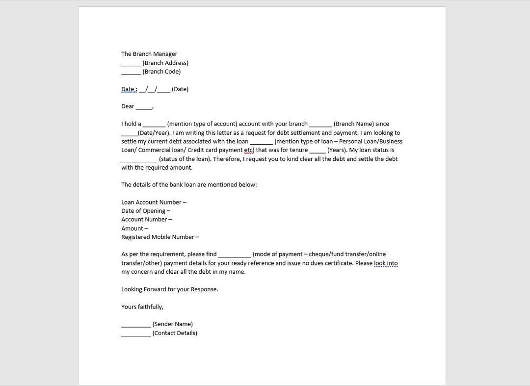 Bank Loan Settlement Letter Template Bank Loan Settlement Letter Bank bank-loan-settlement-letter-template-bank-loan-settlement-letter-bank