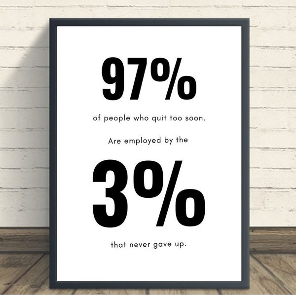 Entrepreneur Print, Hustle Poster, Motivational Wall Decor, Printable Quotes, Work Motivation, Inspirational Quotes, Hustle Wall Art