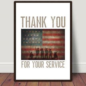 Veteran Gift, Gift For Veteran, Patriotic Gifts For Veterans, Veterans Day Gifts For Employees, Veteran&#39;s Day Thank You, Veteran Printable