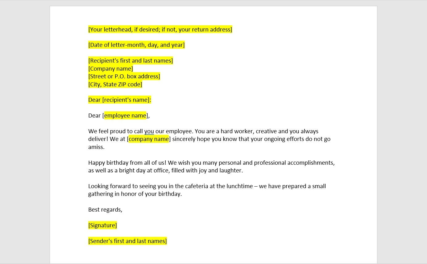 Employee Appreciation Letter For Birthday Employee Etsy employee-appreciation-letter-for-birthday-employee-etsy
