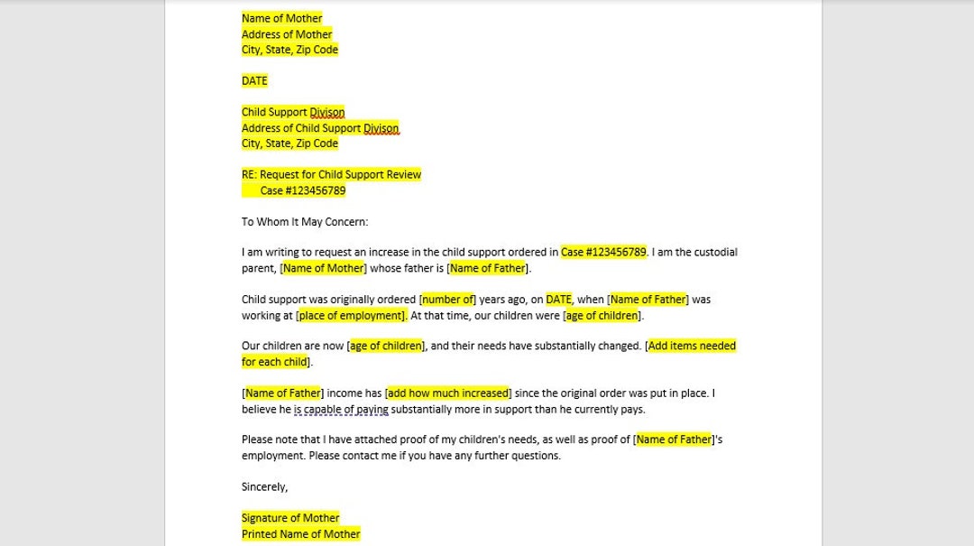 How To Make Demand Letter For Child Support Philippines How To Make Demand Letter For Child Support Philippines