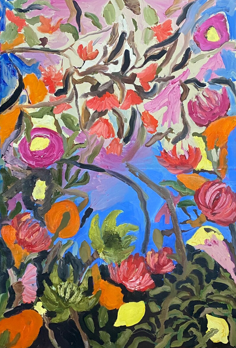 The meaning of existence Original oil painting on canvas Etsy