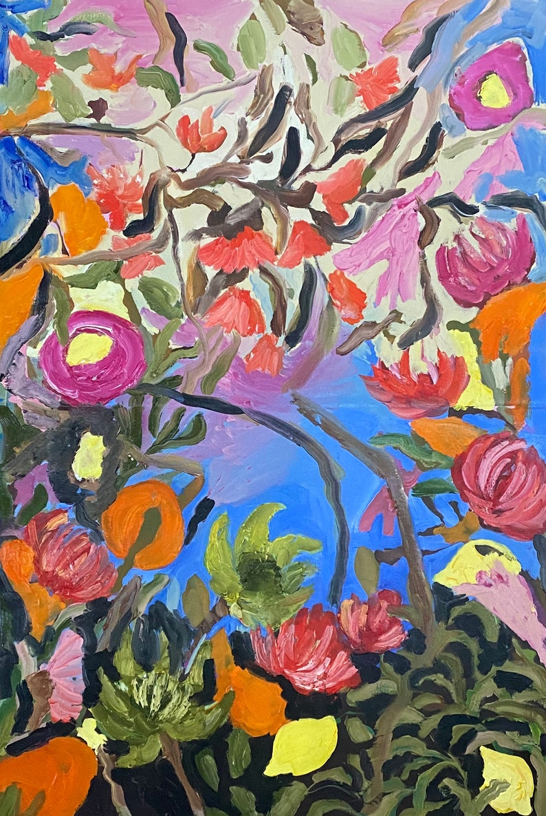 The meaning of existence Original oil painting on canvas Etsy