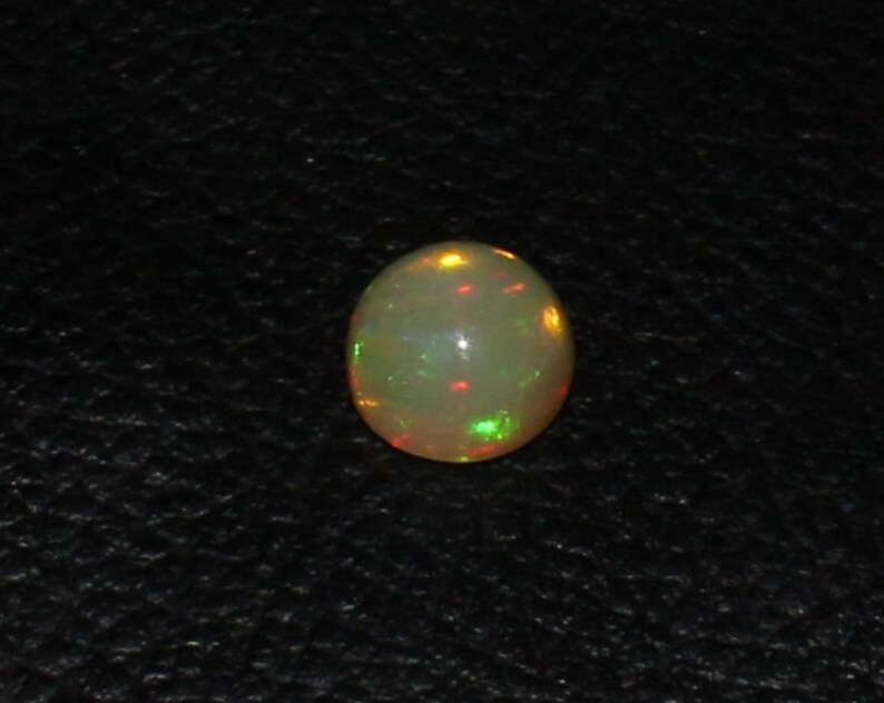 Welo Opal Rainbow Opal Beautiful Opal Fire Opal 3.80 CRT Natural Welo Fire Ethiopian Opal Round Stone Opal Rounds Gemstones 10.5 MM