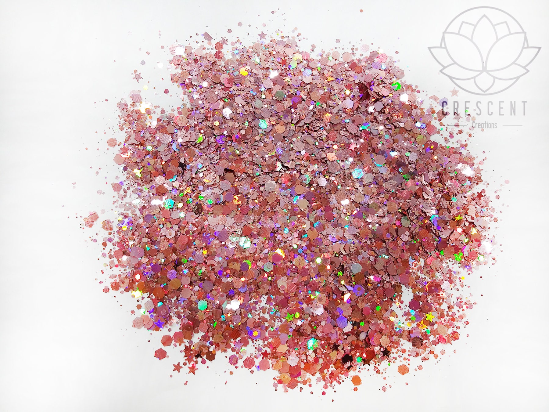 PANDORA'S BOX- Holographic Chunky Mix Glitter w/ Stars | Craft Su…