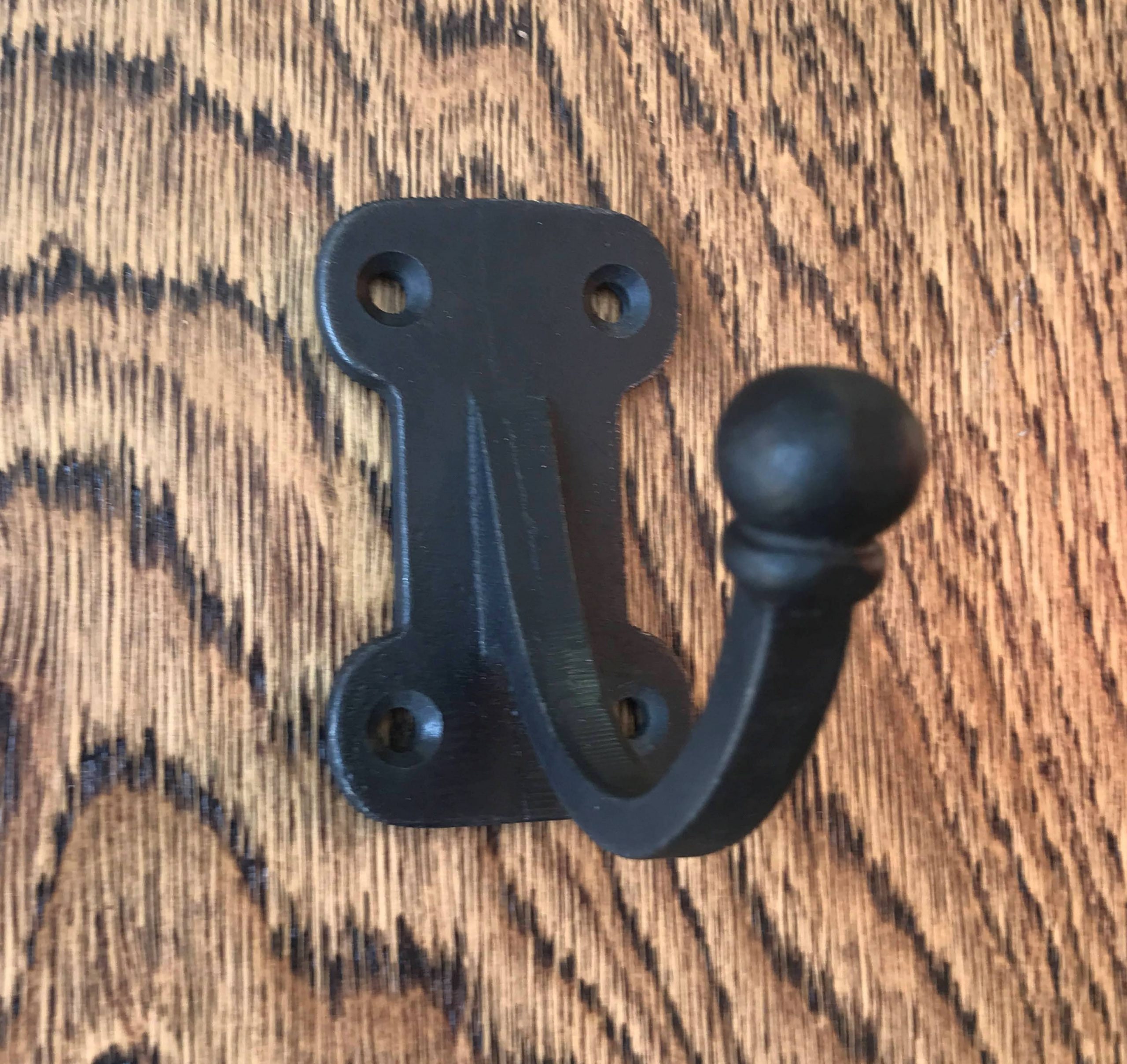 Black cast cheap iron hooks