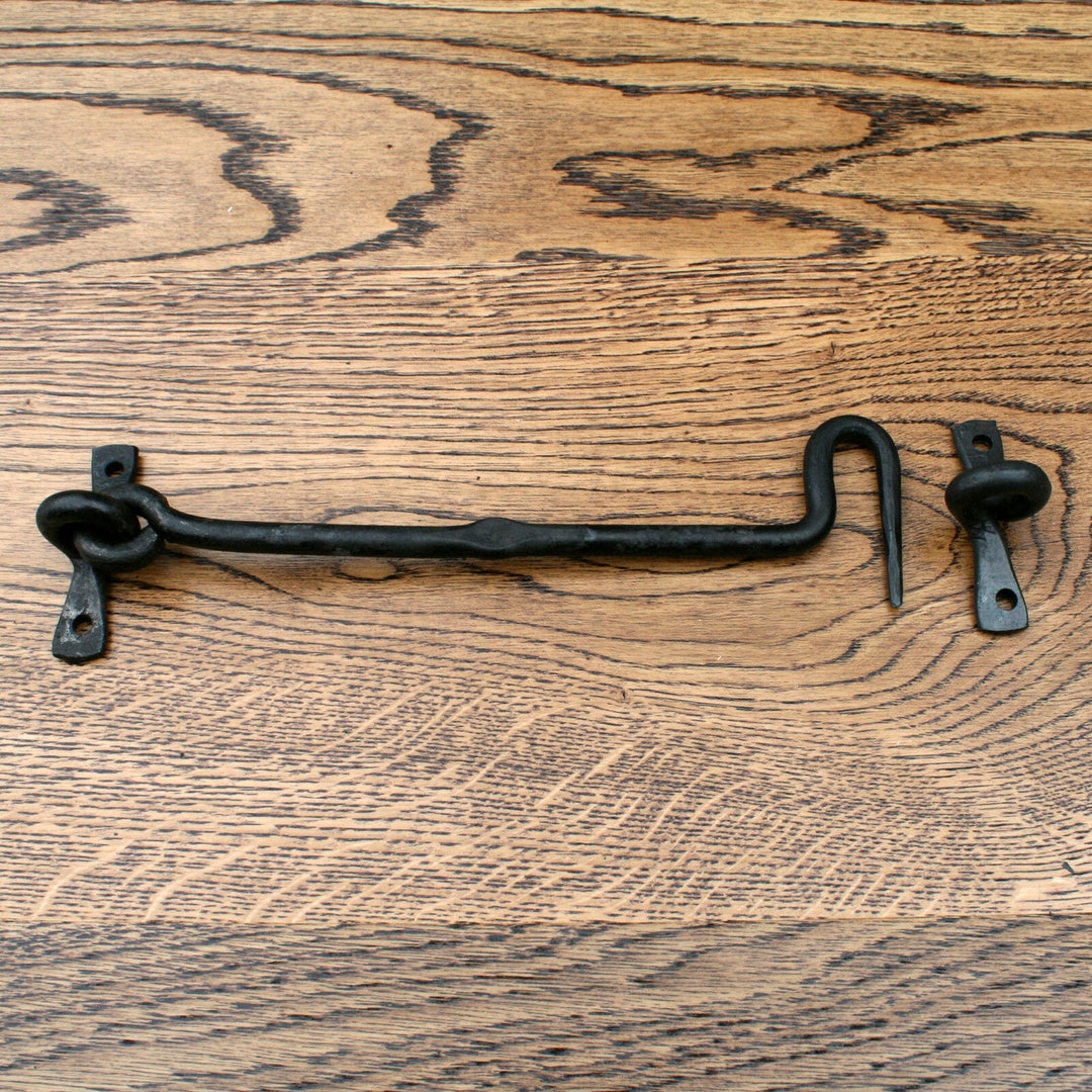 Door Latch Hooks Cabin Hooks Black Iron, Rustic,antique Style