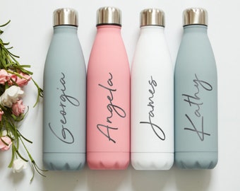 personalized water bottle etsy