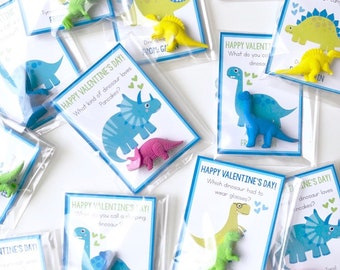 Printable Dinosaur Valentine Cards, Dinosaur Valentines, Dinosaur Joke Valentines, School Valentines, Valentine Cards for Kids, Classroom