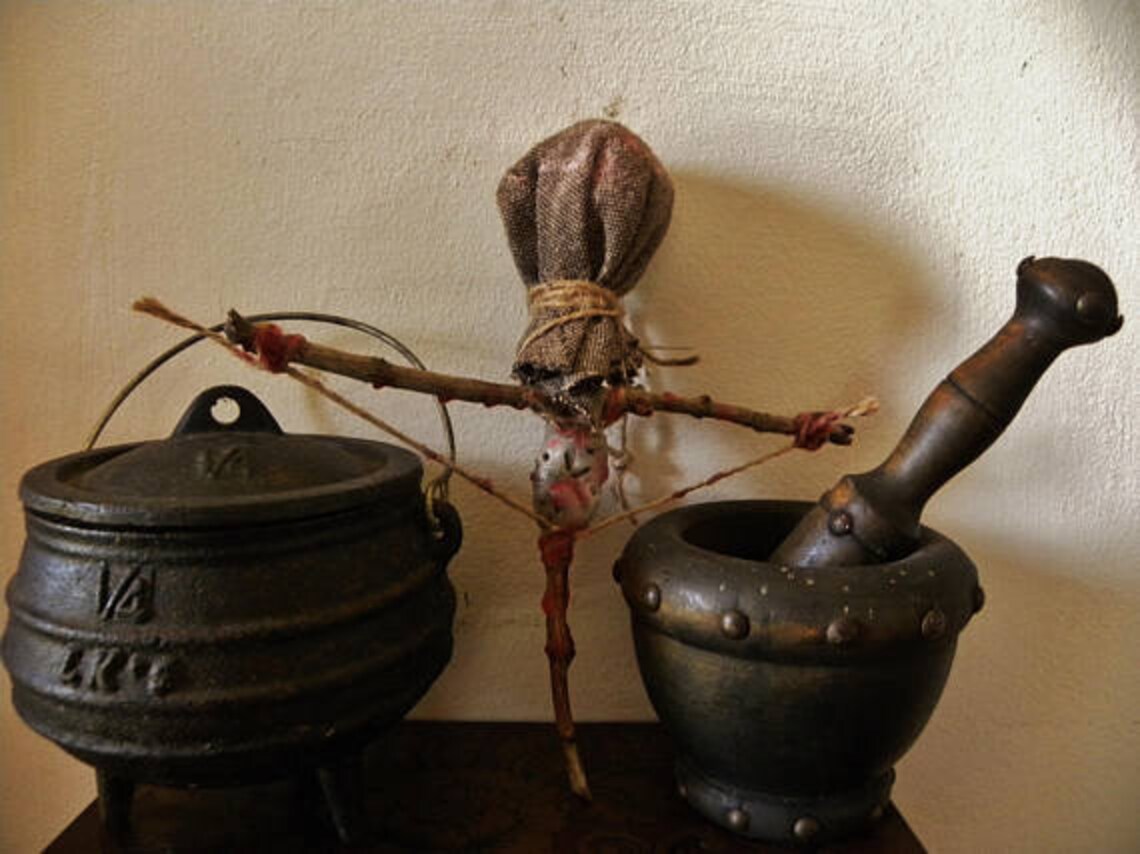 African Voodoo doll and mojo bag set love weightloss Etsy