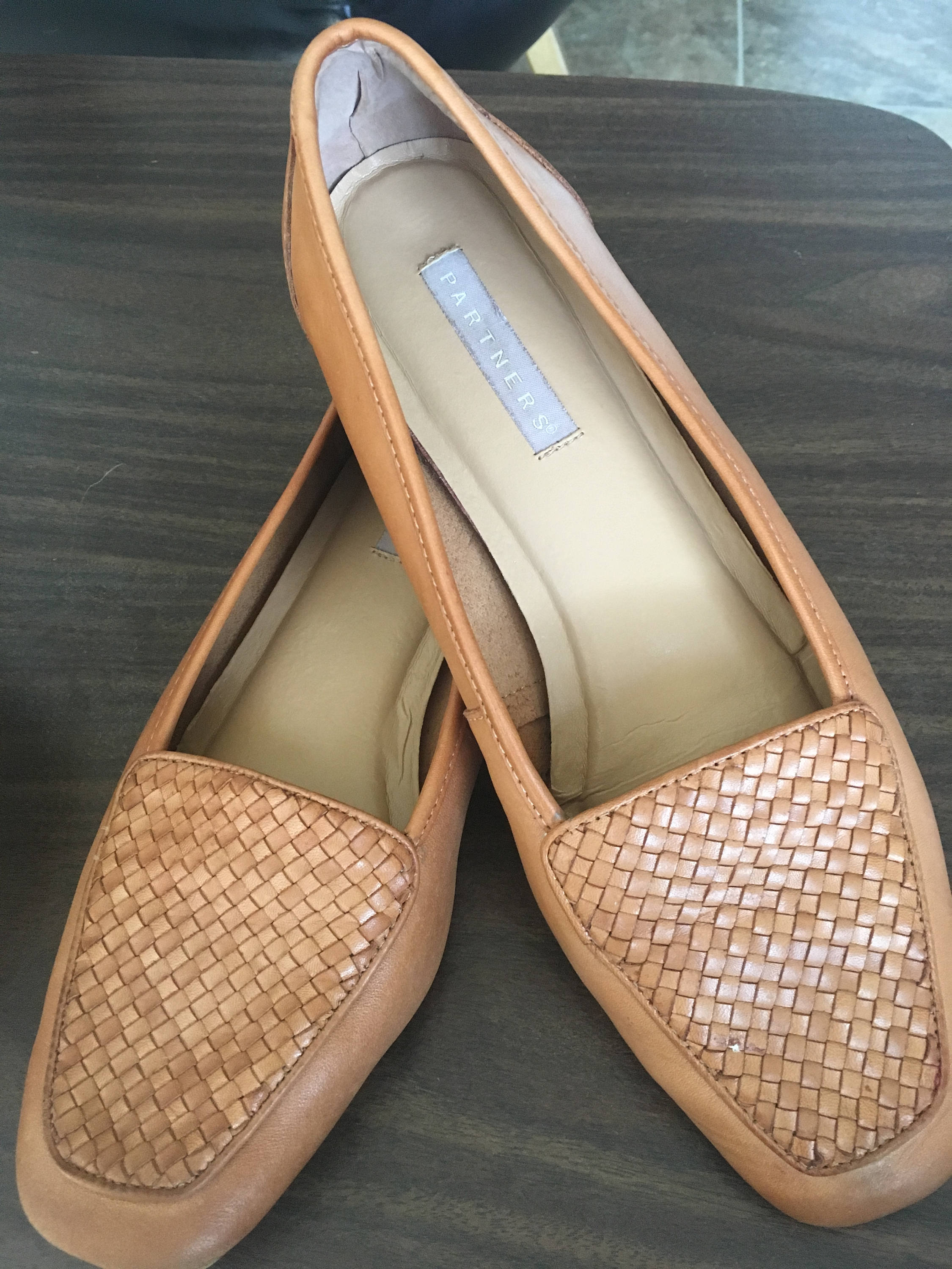 Tan Leather Flats | Etsy