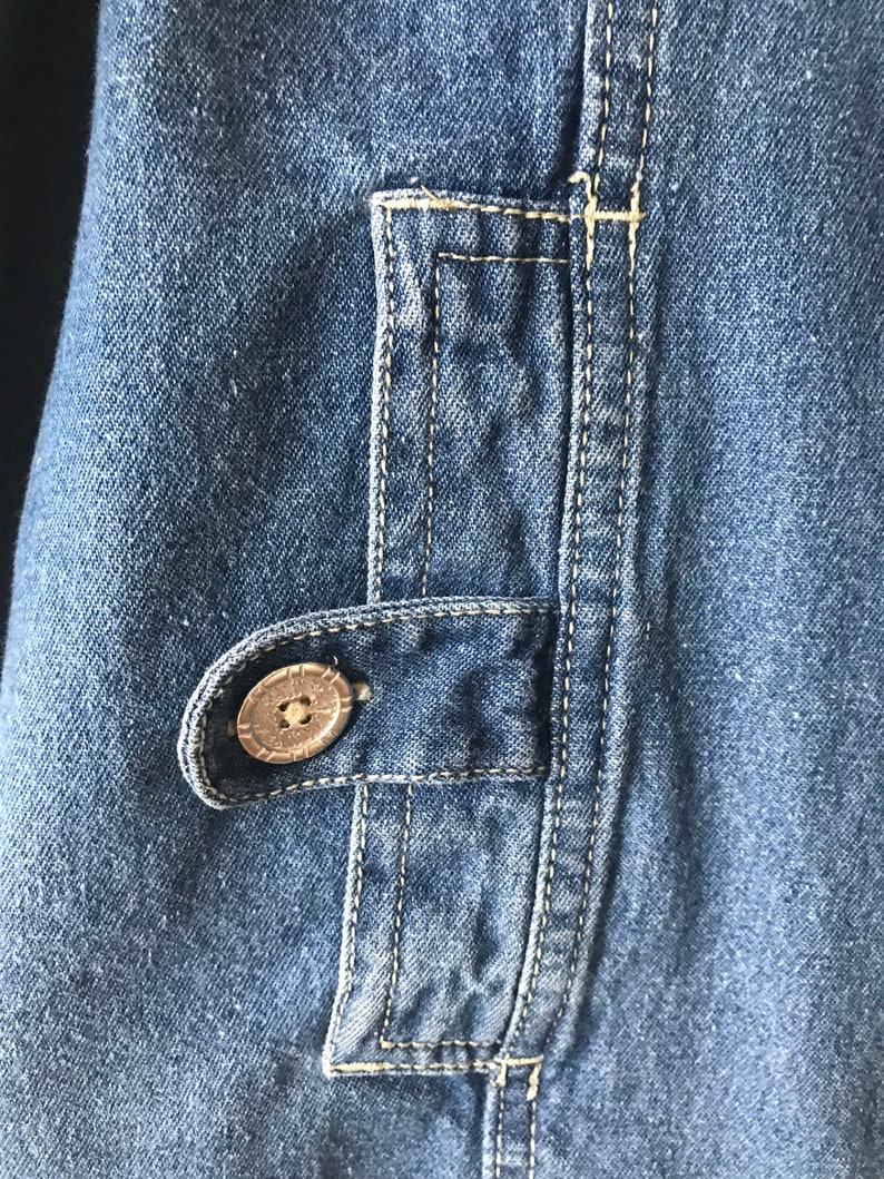 90s Denim Utility Jacket