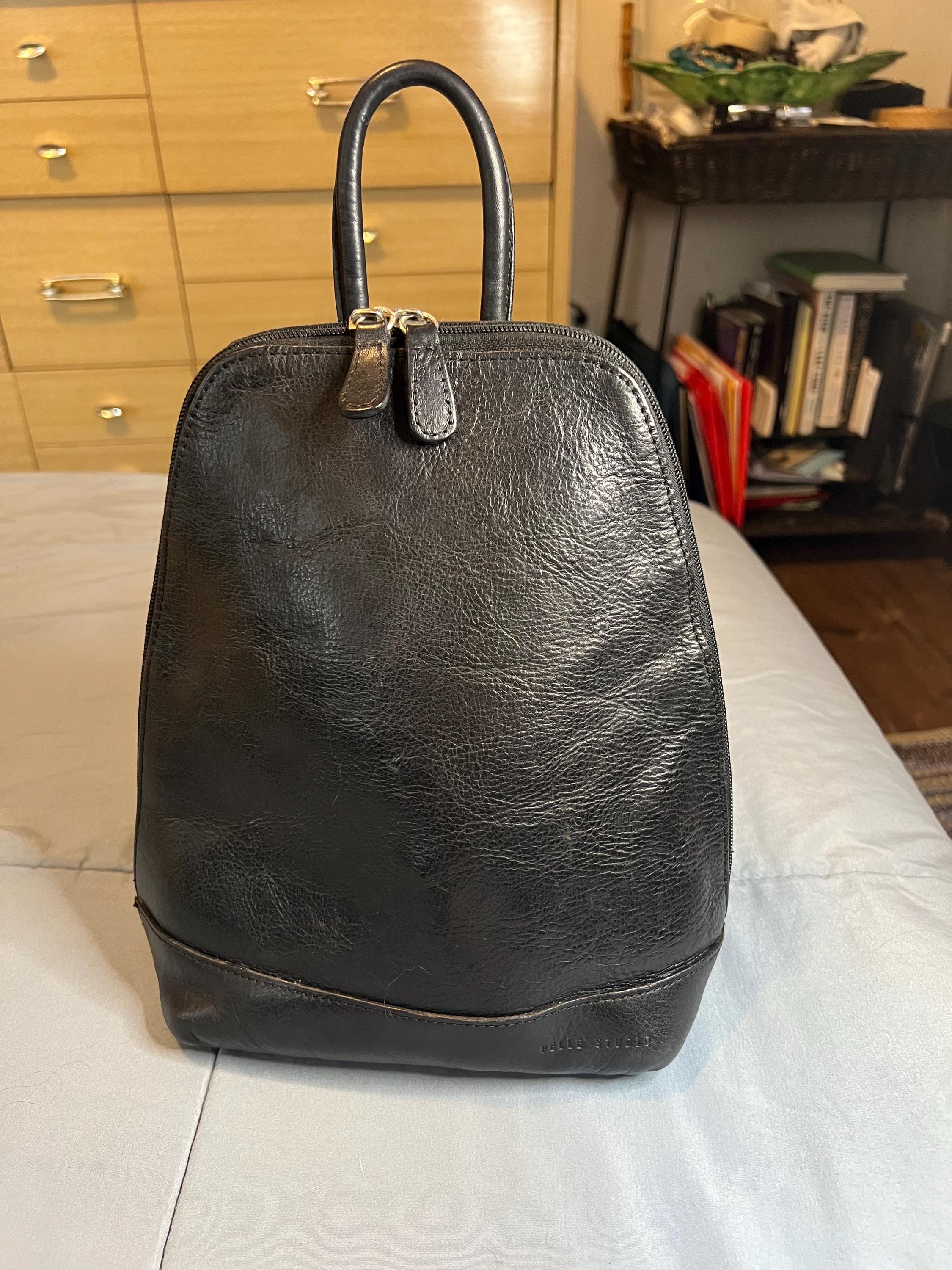 Vintage Wilson Leather Backpack Purse - Etsy